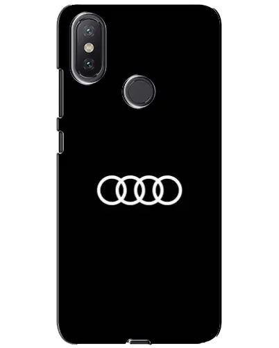 Чехол для Xiaomi Mi A2 Lite с картинкой «Audi White Logo»