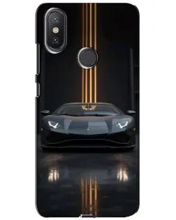 Чохол для Xiaomi Mi A2 Lite з картинкою «Lamborghini золоті лінії» Чохол для Xiaomi Mi A2 Lite з картинкою «Lamborghini золоті лінії»