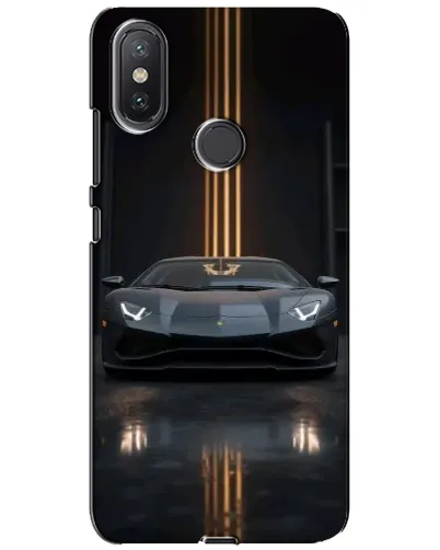 Чехол для Xiaomi Mi A2 Lite с картинкой «Lamborghini золотые линии» Чехол для Xiaomi Mi A2 Lite с картинкой «Lamborghini золотые линии»
