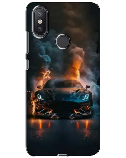 Чехол для Xiaomi Mi A2 Lite с картинкой «Lamborghini дымная эстетика» Чехол для Xiaomi Mi A2 Lite с картинкой «Lamborghini дымная эстетика»