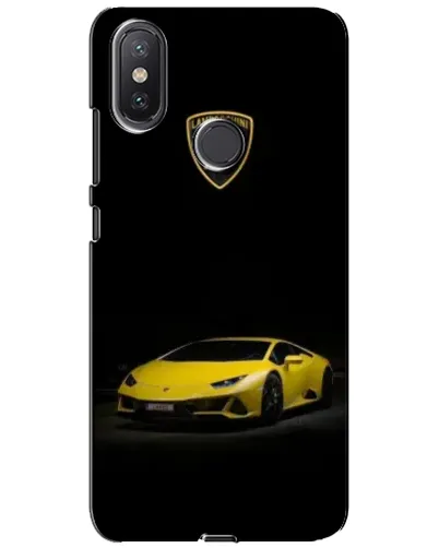 Чехол для Xiaomi Mi A2 Lite с картинкой «Lamborghini желтый акцент» Чехол для Xiaomi Mi A2 Lite с картинкой «Lamborghini желтый акцент»
