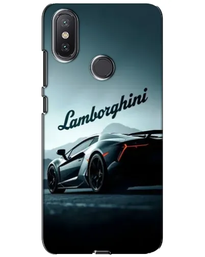 Чехол для Xiaomi Mi A2 Lite с картинкой «Классическая надпись Lamborghini» Чехол для Xiaomi Mi A2 Lite с картинкой «Классическая надпись Lamborghini»