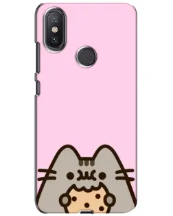 Чехол для Xiaomi Mi A2 Lite с картинкой «Pusheen и печенье» Чехол для Xiaomi Mi A2 Lite с картинкой «Pusheen и печенье»