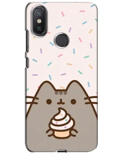 Чехол для Xiaomi Mi A2 Lite с картинкой «Пушин с кексом» Чехол для Xiaomi Mi A2 Lite с картинкой «Пушин с кексом»