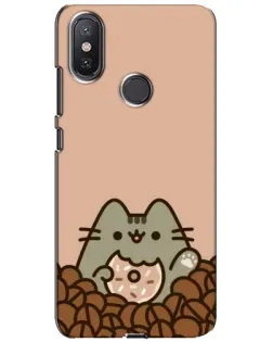 Чехол для Xiaomi Mi A2 Lite с картинкой «Кофейный Пушин»