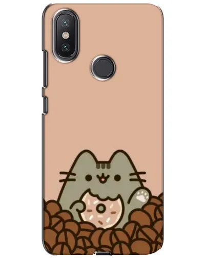Чехол для Xiaomi Mi A2 Lite с картинкой «Кофейный Пушин» Чехол для Xiaomi Mi A2 Lite с картинкой «Кофейный Пушин»