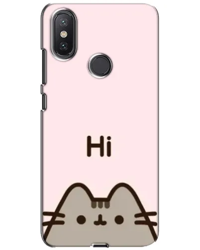 Чехол для Xiaomi Mi A2 Lite с картинкой «Пушин говорит Hi» Чехол для Xiaomi Mi A2 Lite с картинкой «Пушин говорит Hi»