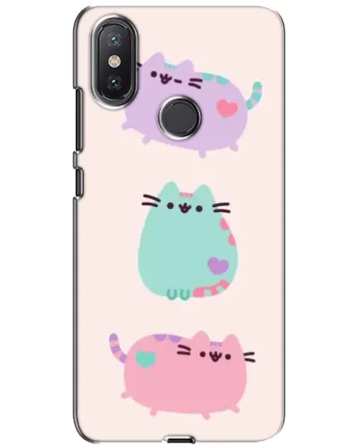Чехол для Xiaomi Mi A2 Lite с картинкой «Pusheen трио» Чехол для Xiaomi Mi A2 Lite с картинкой «Pusheen трио»