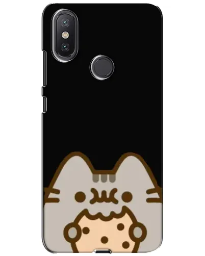 Чехол для Xiaomi Mi A2 Lite с картинкой «Пушин на черном» Чехол для Xiaomi Mi A2 Lite с картинкой «Пушин на черном»