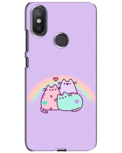 Чехол для Xiaomi Mi A2 Lite с картинкой «Радужные Пушины» Чехол для Xiaomi Mi A2 Lite с картинкой «Радужные Пушины»