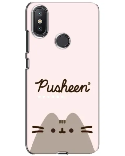 Чехол для Xiaomi Mi A2 Lite с картинкой «Pusheen логотип» Чехол для Xiaomi Mi A2 Lite с картинкой «Pusheen логотип»
