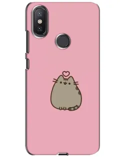 Чехол для Xiaomi Mi A2 Lite с картинкой «Pusheen сердце»