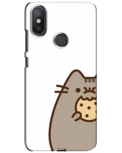 Чехол для Xiaomi Mi A2 Lite с картинкой «Пушин с печеньем»