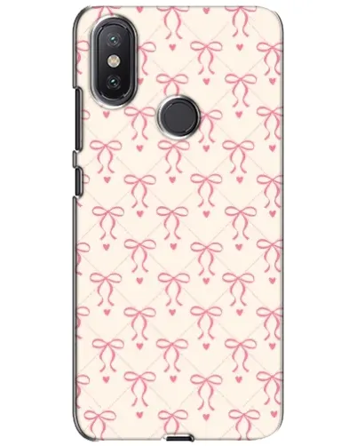Чехол для Xiaomi Mi A2 Lite с картинкой «Розовые бантики Coquette» Чехол для Xiaomi Mi A2 Lite с картинкой «Розовые бантики Coquette»