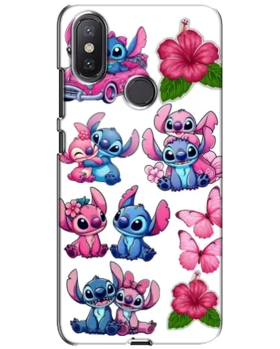 Чехол для Xiaomi Mi A2 Lite с картинкой «Стикеры Stitch и Angel» Чехол для Xiaomi Mi A2 Lite с картинкой «Стикеры Stitch и Angel»