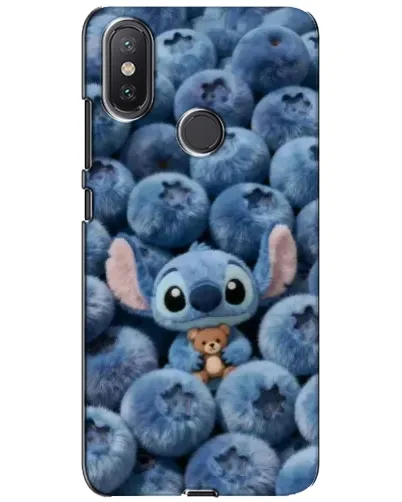 Чехол для Xiaomi Mi A2 Lite с картинкой «Стич и голубика» Чехол для Xiaomi Mi A2 Lite с картинкой «Стич и голубика»