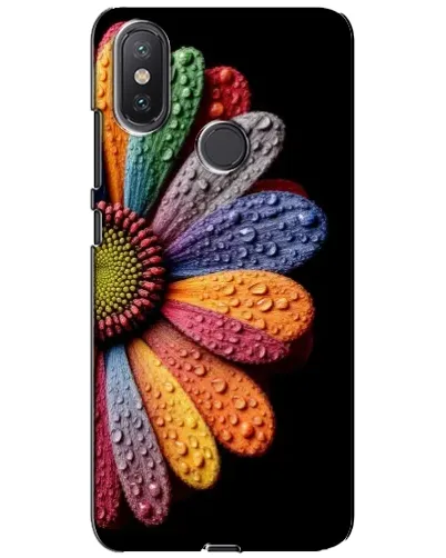 Чехол для Xiaomi Mi A2 Lite с картинкой «Радужный цветок»