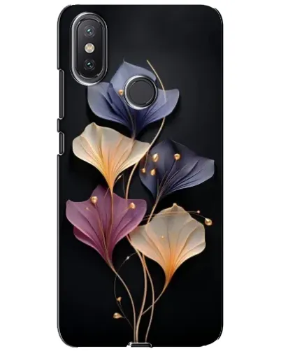 Чехол для Xiaomi Mi A2 Lite с картинкой «Лиловые цветы грации»