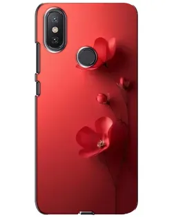 Чохол для Xiaomi Mi A2 Lite з картинкою «Макові суцвіття»