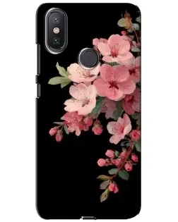 Чохол для Xiaomi Mi A2 Lite з картинкою «Рожева гілка сакури»