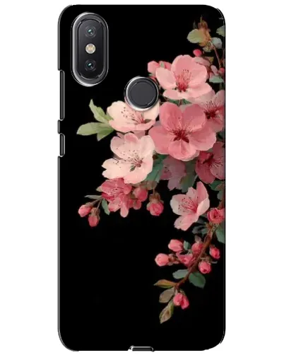 Чехол для Xiaomi Mi A2 Lite с картинкой «Розовая ветка сакуры»