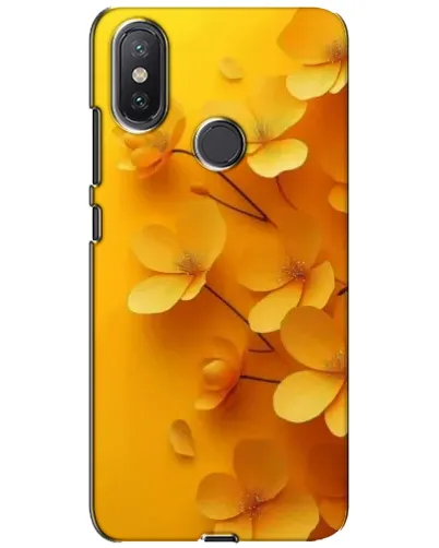 Чехол для Xiaomi Mi A2 Lite с картинкой «Золотые лепестки»