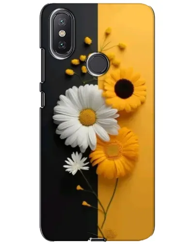Чехол для Xiaomi Mi A2 Lite с картинкой «Подсолнух и ромашка»
