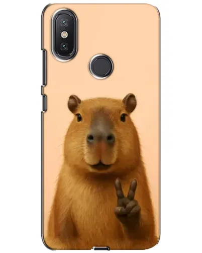 Чехол для Xiaomi Mi A2 Lite с картинкой «Капибара виктория»