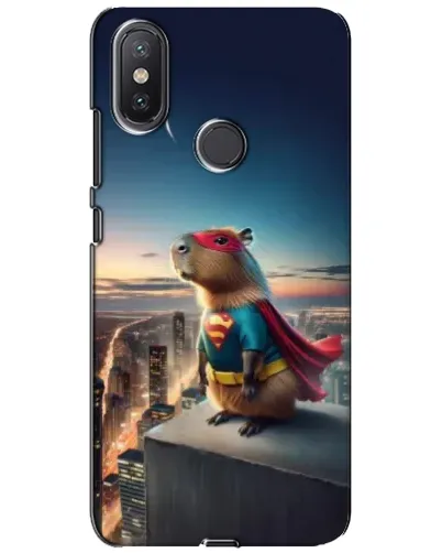 Чехол для Xiaomi Mi A2 Lite с картинкой «Капи-мен супергерой»