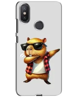 Чехол для Xiaomi Mi A2 Lite с картинкой «Капибара рэпер даб» Чехол для Xiaomi Mi A2 Lite с картинкой «Капибара рэпер даб»