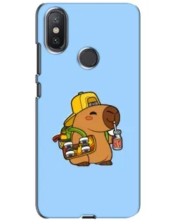 Чехол для Xiaomi Mi A2 Lite с картинкой «Капибара на скейте» Чехол для Xiaomi Mi A2 Lite с картинкой «Капибара на скейте»