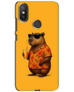 Чехол для Xiaomi Mi A2 Lite с картинкой «Капибара на отдыхе» Чехол для Xiaomi Mi A2 Lite с картинкой «Капибара на отдыхе»