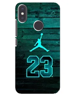 Чехол для Xiaomi Mi A2 с картинкой «Jordan Cyan 23» Чехол для Xiaomi Mi A2 с картинкой «Jordan Cyan 23»