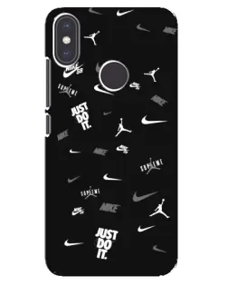Чехол для Xiaomi Mi A2 с картинкой «Nike Black Pattern» Чехол для Xiaomi Mi A2 с картинкой «Nike Black Pattern»