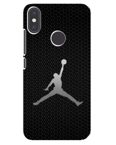 Чехол для Xiaomi Mi A2 с картинкой «Jordan Dark Carbon»