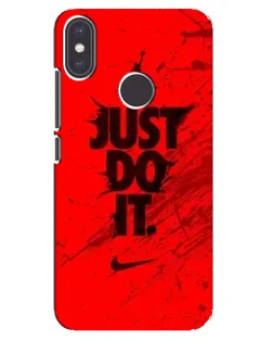 Чехол для Xiaomi Mi A2 с картинкой «Nike Just Do It» Чехол для Xiaomi Mi A2 с картинкой «Nike Just Do It»