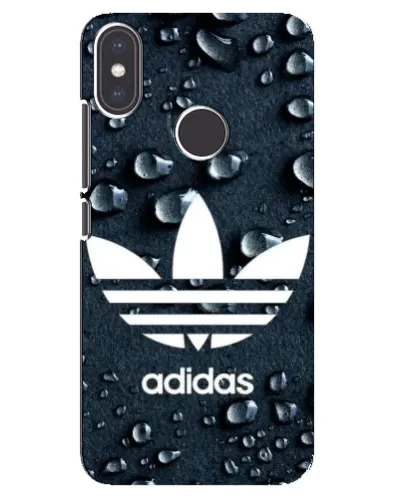 Чехол для Xiaomi Mi A2 с картинкой «Adidas Trefoil Blue»