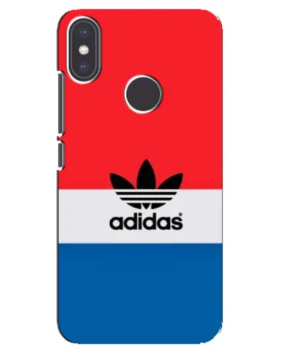 Чехол для Xiaomi Mi A2 с картинкой «Ретро блоки Adidas»