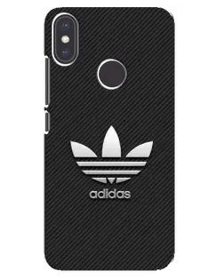 Чехол для Xiaomi Mi A2 с картинкой «Adidas Карбоновая текстура»