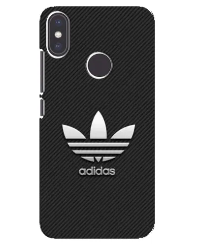 Чехол для Xiaomi Mi A2 с картинкой «Adidas Карбоновая текстура»