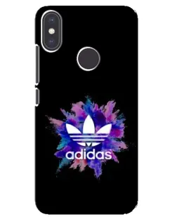 Чехол для Xiaomi Mi A2 с картинкой «Взрыв красок Adidas»