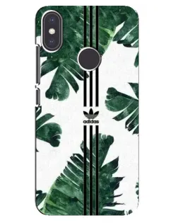 Чехол для Xiaomi Mi A2 с картинкой «Пальмовые листья адидас»