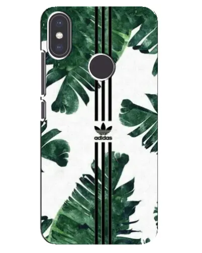 Чехол для Xiaomi Mi A2 с картинкой «Пальмовые листья адидас»