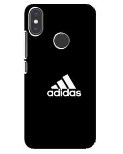 Чехол для Xiaomi Mi A2 с картинкой «Черная классика Adidas»