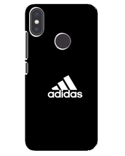 Чехол для Xiaomi Mi A2 с картинкой «Черная классика Adidas»