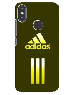 Чехол для Xiaomi Mi A2 с картинкой «Оливковый градиент Adidas»