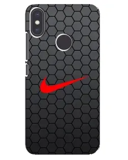 Чохол для Xiaomi Mi A2 з картинкою «Nike — карбонова сітка» Чохол для Xiaomi Mi A2 з картинкою «Nike — карбонова сітка»