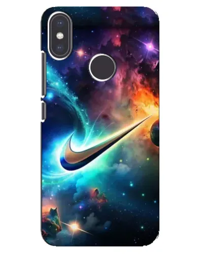 Чехол для Xiaomi Mi A2 с картинкой «Космический Nike Swoosh» Чехол для Xiaomi Mi A2 с картинкой «Космический Nike Swoosh»