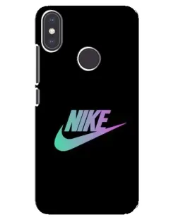 Чехол для Xiaomi Mi A2 с картинкой «Nike — городская ночь»