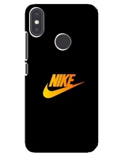Чехол для Xiaomi Mi A2 с картинкой «Золотой логотип Nike»